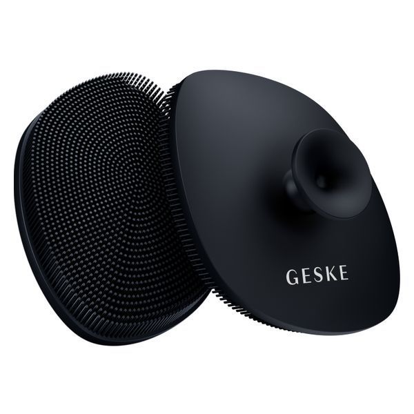Щітка для обличчя GESKE Facial Brush 4в1 з тримачем black HB0058 фото