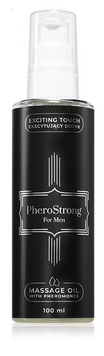 Чоловіча масажна олія для тіла з феромонами PheroStrong for Men Massage Oil (100 мл) FSM2 фото