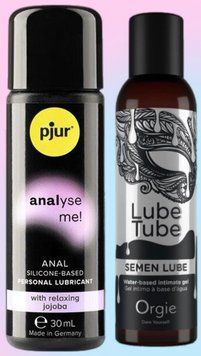 Набор лубрикантов pjur analyse me! Relaxing jojoba silicone 30 мл + SEMEN LUBE intimate gel, 150 мл Orgie LB667 фото