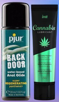Набор лубрикантов pjur backdoor Regenerating 30 мл + Intt Cannabis (100 мл) LB446 фото