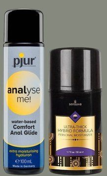 Набор лубрикантов pjur analyse me! Comfort water glide 100 мл + Sensuva UltraThick Hybrid Formula (50 мл) LB958 фото
