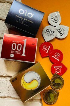 Набір All OLO 30 шт : класичні , розігріваючі , пролонгуючі  SOS319 фото