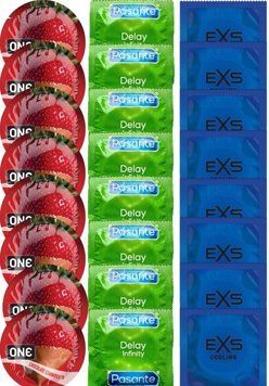 Набор 24 шт ONE Chocolate Strawberry + Delay Infinity + EXS Cooling SOS7519 фото