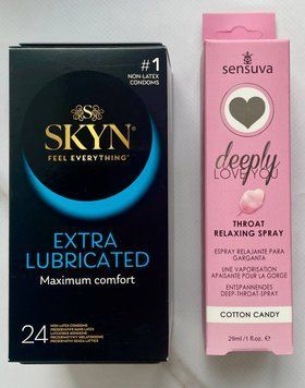 Комплект Skyn Extra Lube 24 шт - Спрей Sensuva Deeply Love You Cotton Candy (29 мл) SOS2894 фото