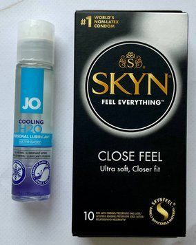 Комплект Skyn Close Feel 10 шт - Лубрикант System JO H2O COOLING (30 мл) SOS2844 фото