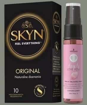 Комплект SKYN Original 10 шт + Спрей Sensuva Deeply Love You Cotton Candy (29 мл) SOS5763 фото