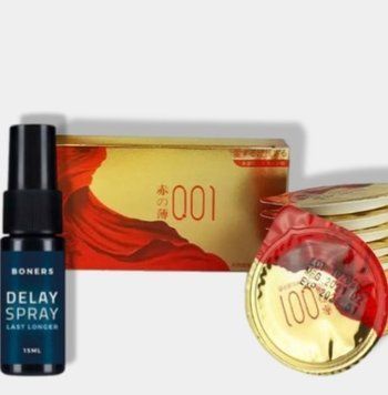 Olo Red Gold 10 шт + Пролонгатор Boners Delay Spray SOS5982 фото