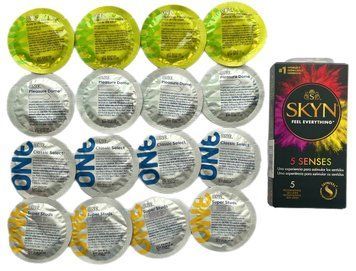 Набор SKYN 5 Senses 5 шт + ONE 16 шт  SOS1262 фото