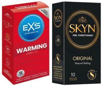 Набор с SKYN Original 10 штук + EXS Warming, 12 шт SOS7900 фото
