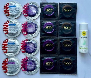 Набір з 16 штук Skyn, One + лубрикант pjur Woman Aloe (30 мл) SOS4058 фото