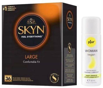 Комплект  SKYN Large 36 шт + Pjur Woman Vegan 30 мл SOS13224 фото