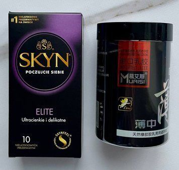 Набір SKYN Elite 10 шт + Muaisi  0.02 мм Black 12 шт SOS2747 фото