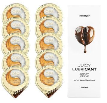 OLO "Лед и Пламя" 10 шт. + Лубрикант Satisfyer Crazy Crave 300 мл SOS12522 фото