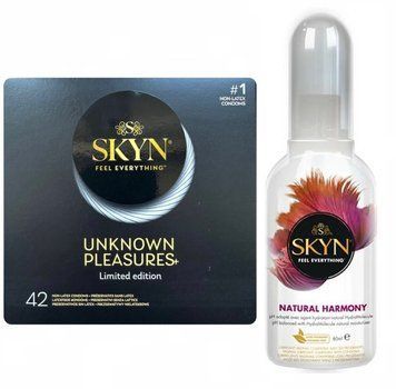 Комплект: SKYN Pleasures 42 шт. + Лубрикант Skyn Natural Harmony 80 мл SOS11771 фото