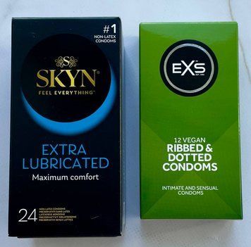 Комплект резинок Skyn Extra Lube 24 шт - EXS Ribbed & Dotted (12 штук) SOS3116 фото