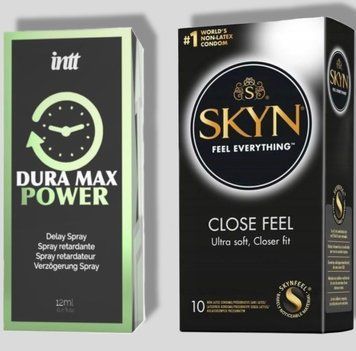 SKYN Close Feel 10 шт + Пролонгатор Intt Dura Max Power (12 мл) SOS4939 фото