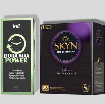 SKYN Elite, 36 шт + Пролонгатор Intt Dura Max Power (12 мл) SOS5277 фото