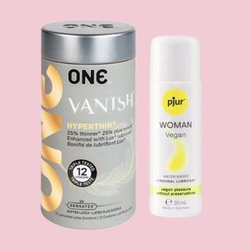 Комплект ONE VANISH 12 шт + Лубрикант pjur Woman Vegan 30 мл SOS4440 фото