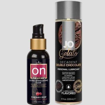 Sensuva Ultra-Stimulating On Insane Cherry Pop (57 мл) + JO GELATO Double Chocolate (120 мл) LB179 фото