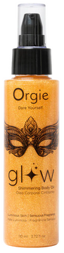 Парфюмерное масло-шимер для тела с золотым сиянием Orgie GLOW Shimmering Body Oil, 110 мл SX1501 фото