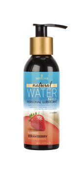 Змазка на водній основі Sensuva Natural Water-Based Strawberry (125 мл) без гліцерину і парабенів SO3226 фото