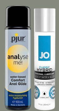 Набор лубрикантов pjur analyse me! Comfort water glide 100 мл + System JO Classic Hybrid (30 мл) LB960 фото