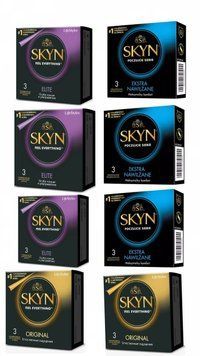 Набір Skyn 24 шт - Elite 9 шт , Original 6 шт , Extra Lube 9 шт SOS281 фото