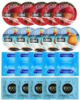 Набор 20 шт ONE Chocolate Strawberry + ONE Island Punch + Pasante Cooling + EXS Air Thin SOS7222 фото