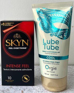 Комплект SKYN Intense Feel 10 шт + LUBE TUBE COOL, 150 мл ORGIE  SOS1113 фото