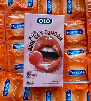 Набор OLO Oral Candy смакові 10 шт + Pasante Warming 20 шт SOS1163 фото