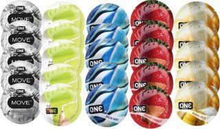 Набір з 25 шт One Move + ONE Color  + ONE Fresh Mint + ONE Chocolate Strawberry + ONE Banana SOS8428 фото