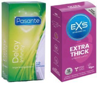 Набор с Pasante Infinity Delay 12 шт + EXS Extra Safe 12 шт SOS8135 фото