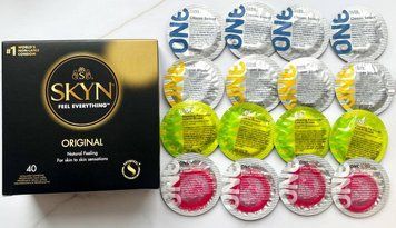 Комплект 56 шт - ONE Super Studs, Classic, Color Sensations, Glowing Pleasures + Skyn Original SOS1907 фото
