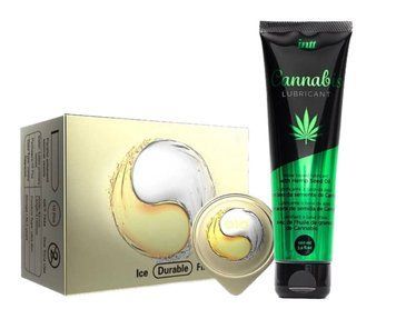OLO Ice Durable Fire &ndash; 10 шт та Лубрикант Intt Cannabis 100 мл SOS834 фото