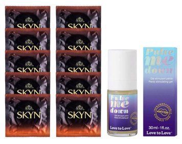 Комплект Skyn Warming 10 шт + Love To Love Pulse Me Down Gel (30 мл)  SOS14443 фото