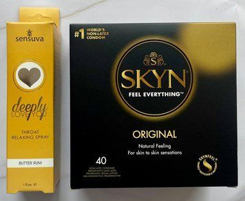 Набор SKYN ORIGINAL 40 шт + Спрей для оральных ласк Sensuva Deeply Love You Butter Rum (29 мл) SOS1407 фото