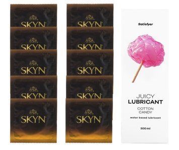 Комплект SKYN passion daiquiri 10 шт. + Лубрикант Satisfyer Juicy Lubricant Cotton Candy 300 мл SOS12623 фото