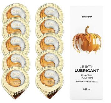 OLO "Лед и Пламя" 10 шт. + Лубрикант Satisfyer Playful Pumpkin 300 мл SOS12523 фото