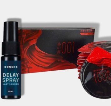 OLO RedBlack 10 шт + Пролонгатор Boners Delay Spray SOS6022 фото