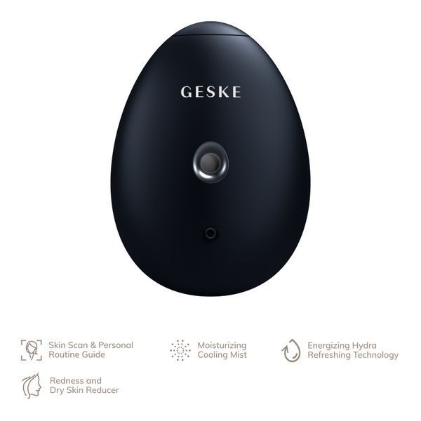 Електронний освіжувач для зволоження обличчя GESKE Facial Hydration Refresher 4в1 black HB0168 фото