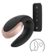 Вібратор для пар Satisfyer Double Love Connect App (чорний / метал) SO4930 фото 1