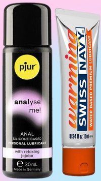 Набор лубрикантов pjur analyse me! Relaxing jojoba silicone 30 мл + Swiss Navy Warming 10 мл LB669 фото