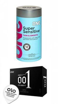 OLO Feeling Ultrathin 10 шт та ONE Super Sensitive Pack 12 шт SOS645 фото