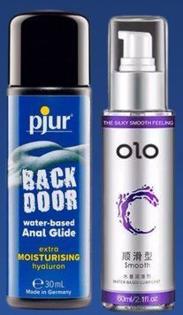 Набор лубрикантов pjur backdoor Comfort water glide 30 мл + olo smooth 60 мл - классический LB299 фото