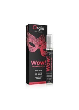 Спрей для минета Orgie WOW! Strawberry Ice Bucal Spray (10 мл) ST106 фото