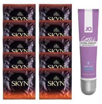 Комплект Skyn Warming 10 шт + System JO Chill Cooling Gel 10 мл SOS14193 фото