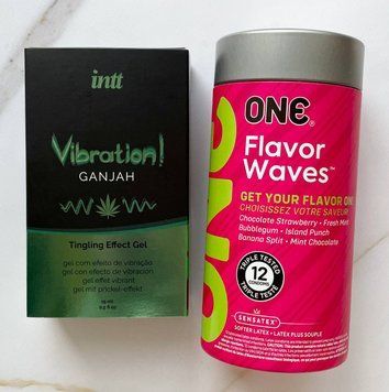 Набор ONE Flavor Waves 12 шт. + Жидкий вибратор Intt Vibration Ganjah (15 мл) SOS2058 фото