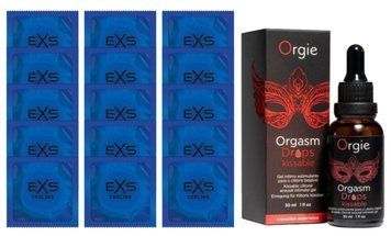Комплект EXS Cooling 15 шт + ORGIE &laquo;Яблуко і Кориця&raquo;, 30 мл SOS14544 фото