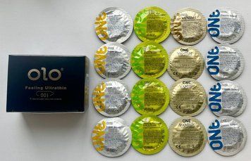 Набор 26 штук OLO Feeling Ultrathin 001 + ONE Super Studs, Glowing Pleasures, Vanish, Classic SOS2208 фото