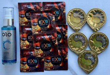 Набор EXS CRAZY COLA 10 шт + OLO Лед и Пламя 001 5 шт + Лубрикант охлаждающий OLO 60 мл SOS3468 фото